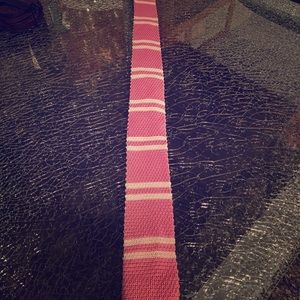 Tommy Hilfiger Striped Knit Tie - Player Pink!